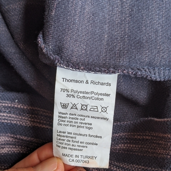 𝅺thomson & Richards Patterned Crew Neck Pullover - Picture 5 of 6